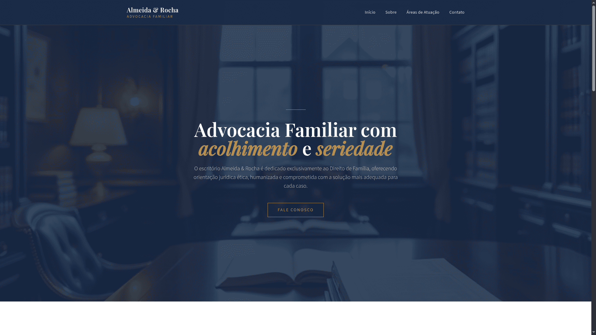 Preview do site Almeida e Rocha Adv.